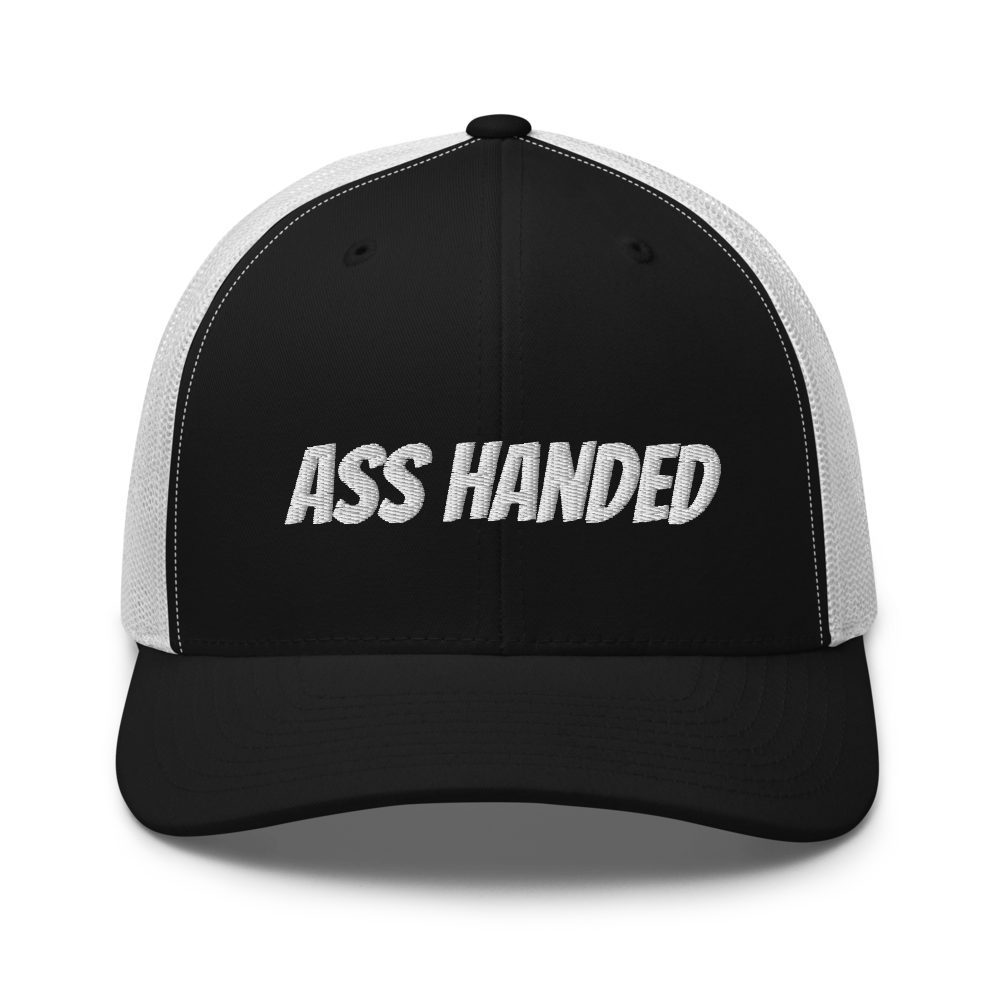 Ass Handed Trucker Cap | Flat Embroidery | Phish Inspired Art