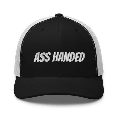 Ass Handed Trucker Cap | Flat Embroidery | Phish Inspired Art