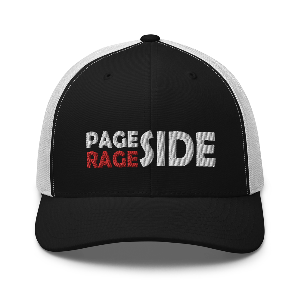Page Side Rage Side Trucker Cap | Flat Embroidery | Phish Inspired Art