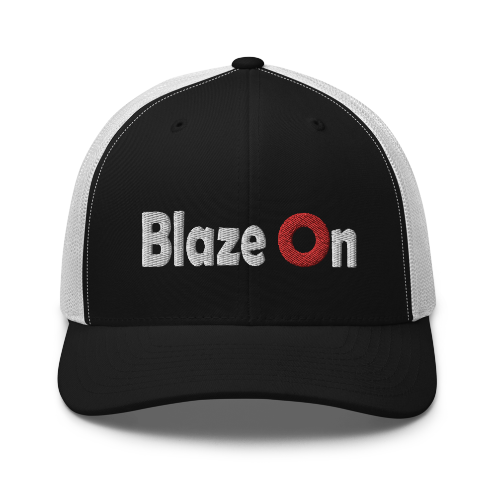Blaze On Donut Trucker Cap | Flat Embroidery | Phish Inspired Art