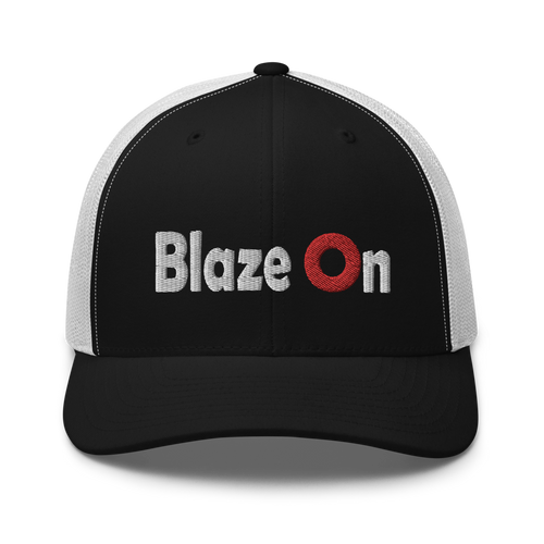 Blaze On Donut Trucker Cap | Flat Embroidery | Phish Inspired Art