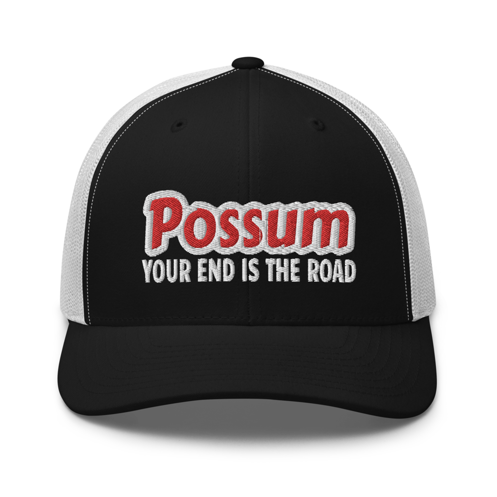 Possum Trucker Snapback Cap | Flat Embroidery | Inspired Phan Art