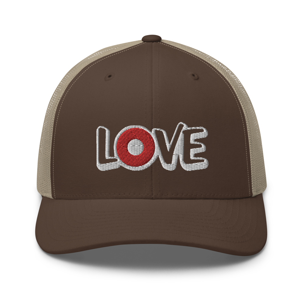 LOVE Donut Trucker Cap | Flat Embroidery | Phish Inspired Art