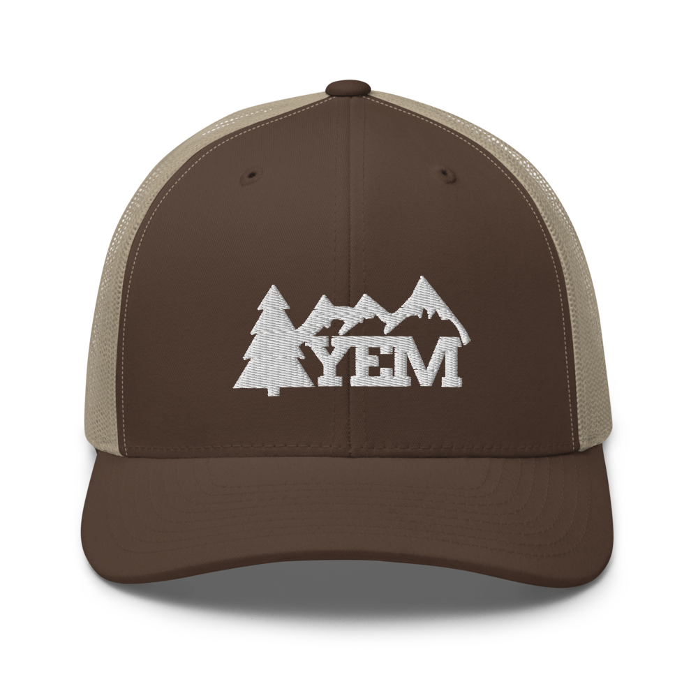 YEM Tree Trucker Cap | Flat Embroidery | Phish Inspired Art