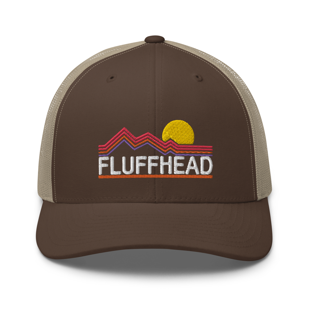 Fluffhead Mountains YEM Tree Trucker Cap | Flat Embroidery | Phish Inspired Art