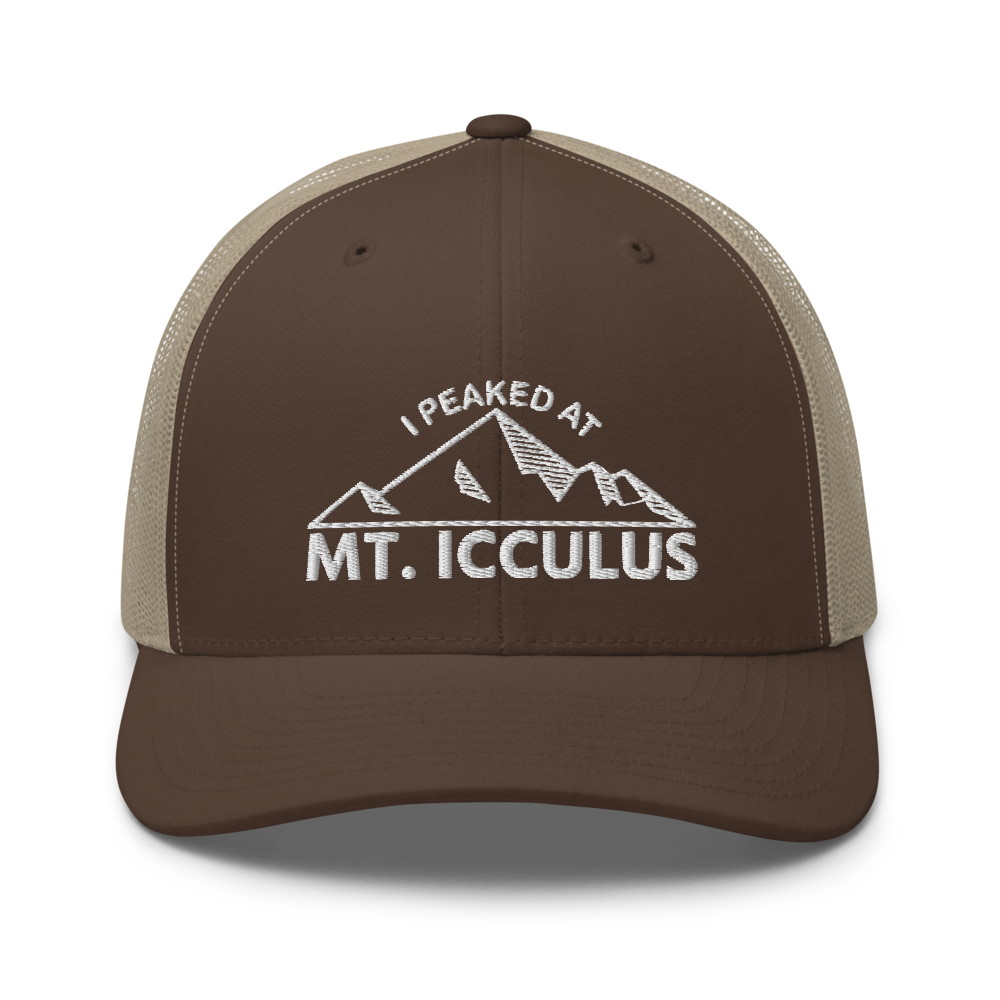 Mt. Icculus "I Peaked At" Trucker Cap | Flat Embroidery | Phish Inspired Art