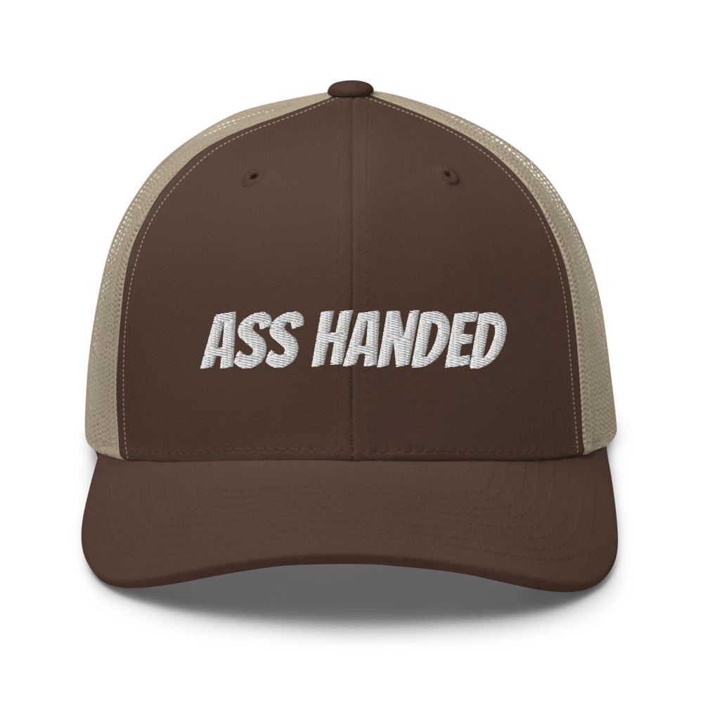 Ass Handed Trucker Cap | Flat Embroidery | Phish Inspired Art