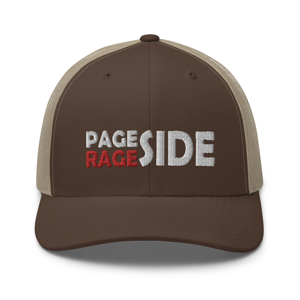 Page Side Rage Side Trucker Cap | Flat Embroidery | Phish Inspired Art