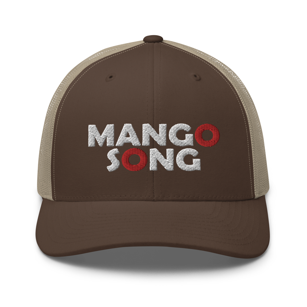 Mango Song Red Donut Trucker Cap | Flat Embroidery | Phish Inspired Art