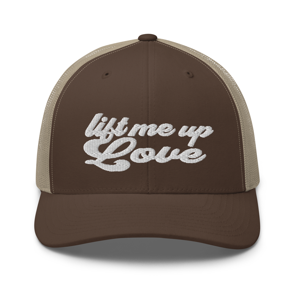 Lift Me Up Love Trucker Cap | Flat Embroidery | DMB Inspired Art