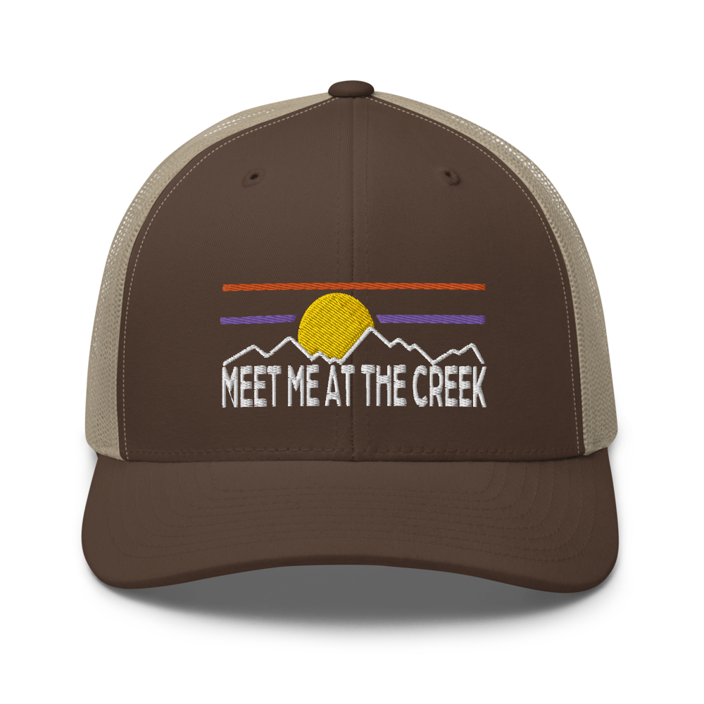 Meet Me At The Creek Trucker Cap | Flat Embroidery | 33 Billy Inspired Art