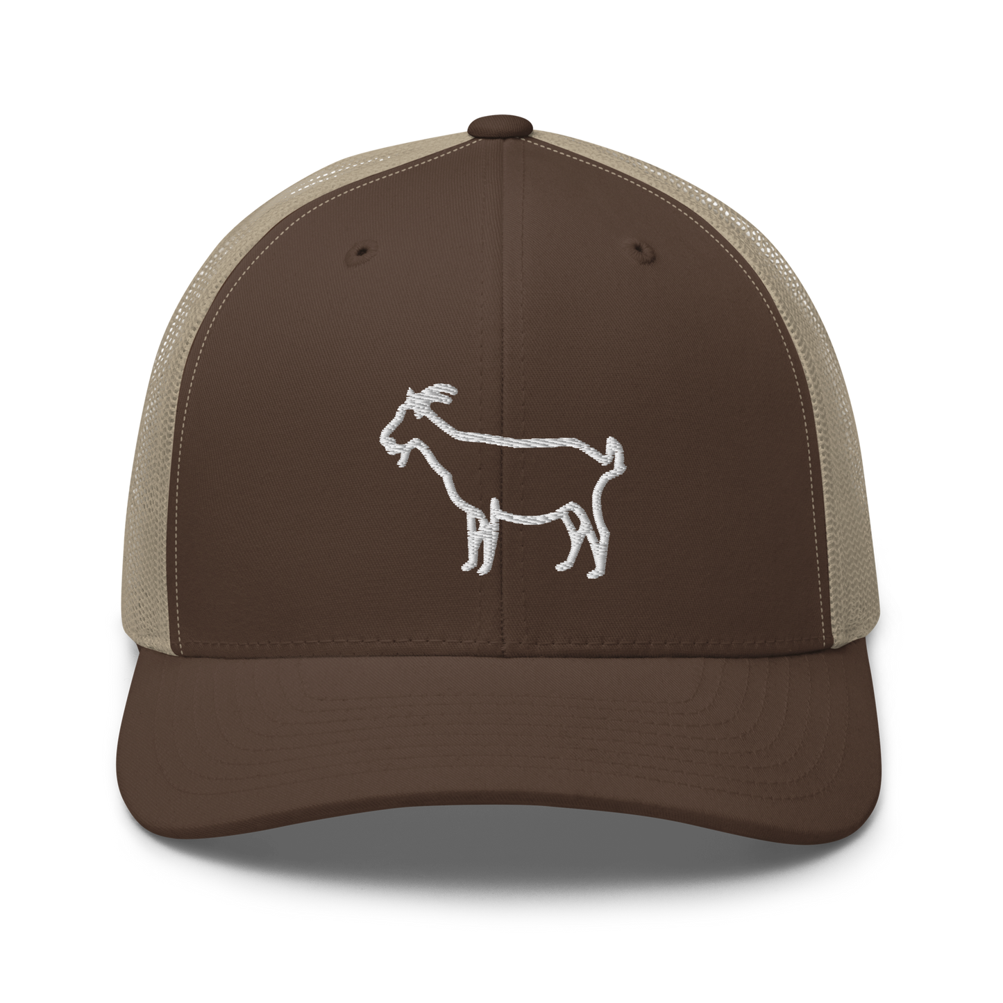 The Goat Trucker Cap | Flat Embroidery | Inspired BMFS Art