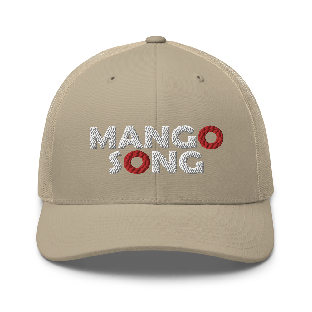 Mango Song Red Donut Trucker Cap | Flat Embroidery | Phish Inspired Art