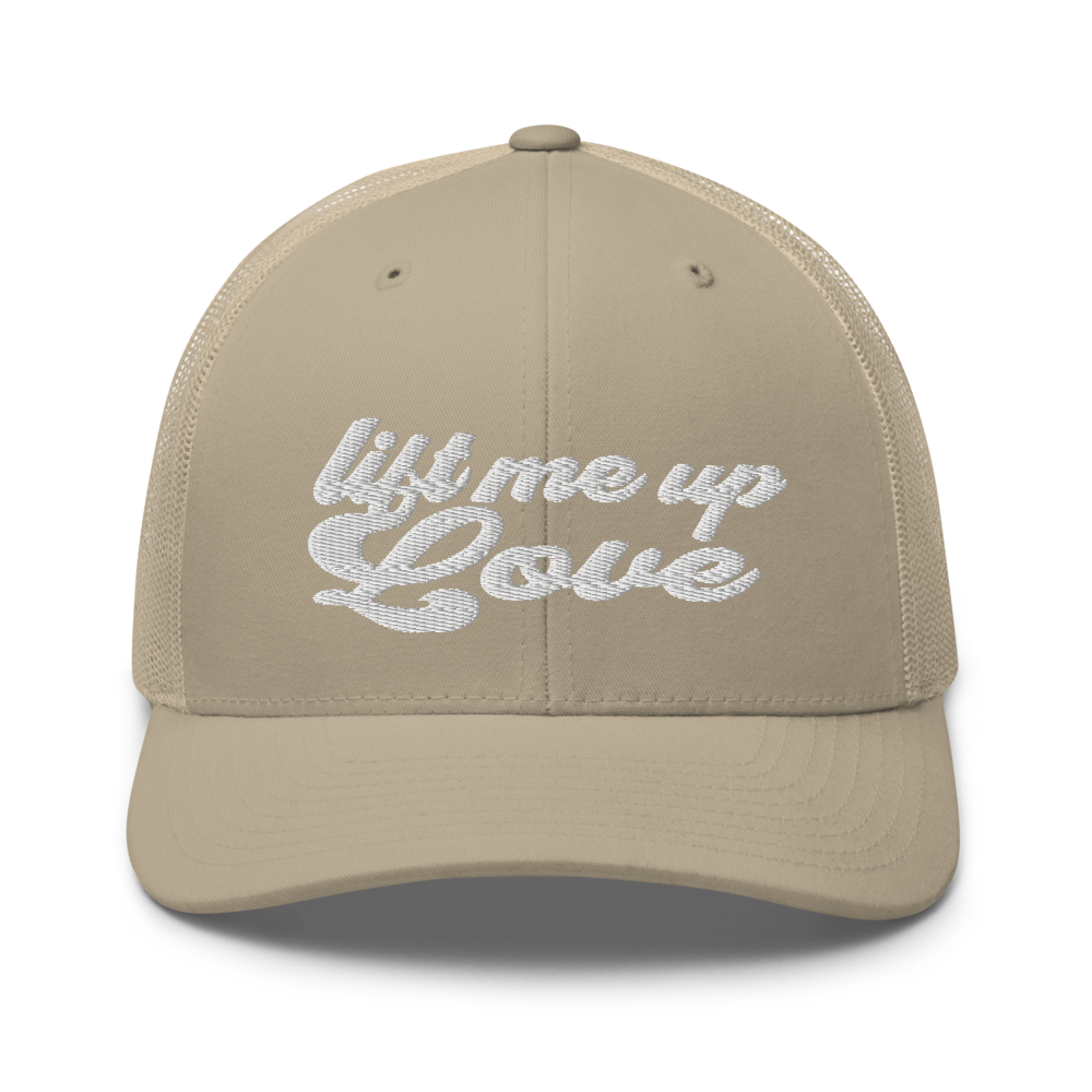 Lift Me Up Love Trucker Cap | Flat Embroidery | DMB Inspired Art