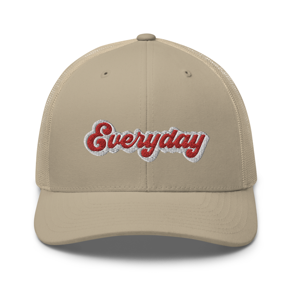 Everyday Trucker Cap | Flat Embroidery | DMB Inspired Art