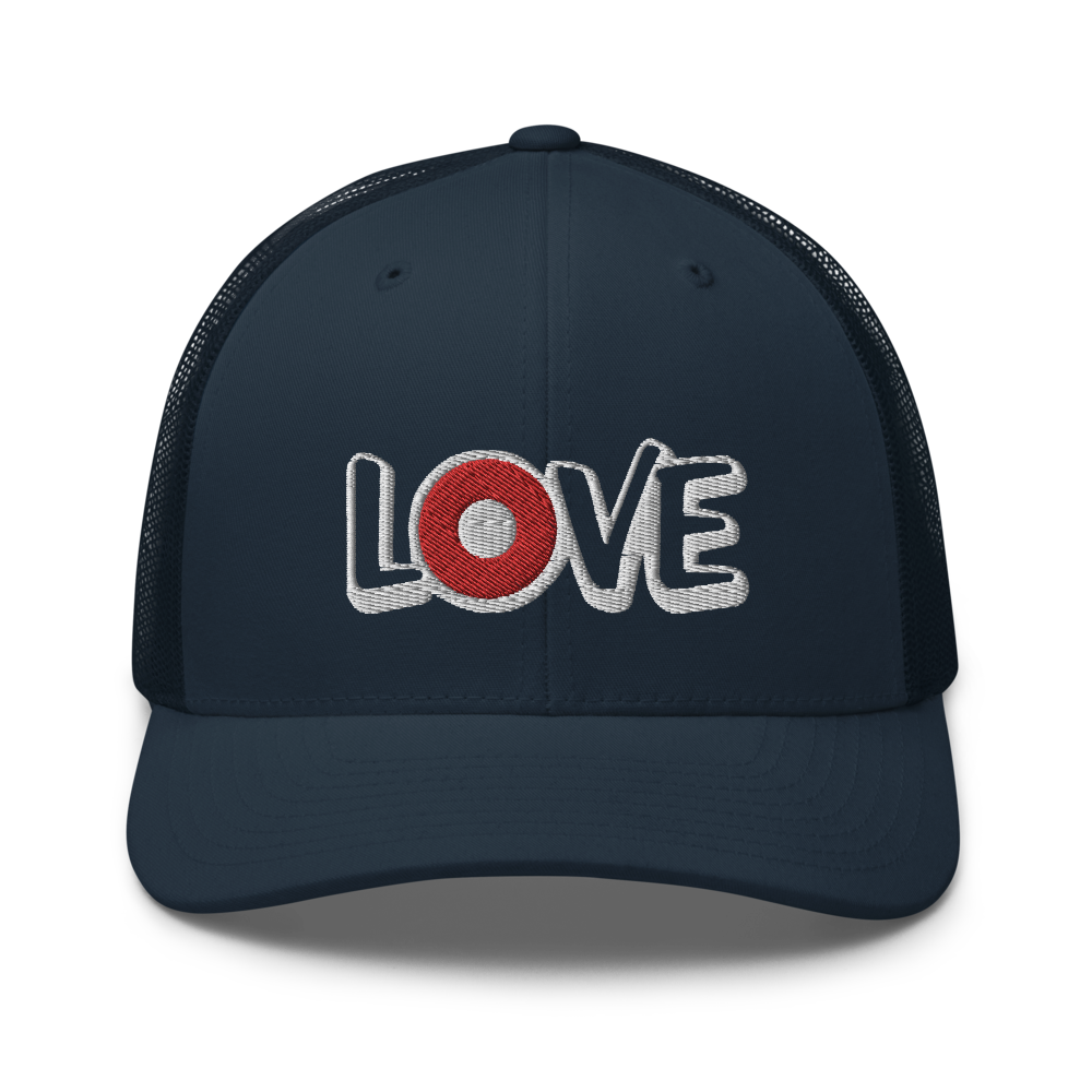 LOVE Donut Trucker Cap | Flat Embroidery | Phish Inspired Art
