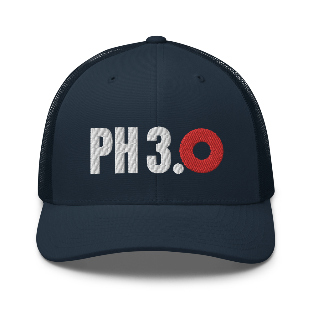 Phish 3.0 Red Donut Trucker Cap | Flat Embroidery | Phish Inspired Art