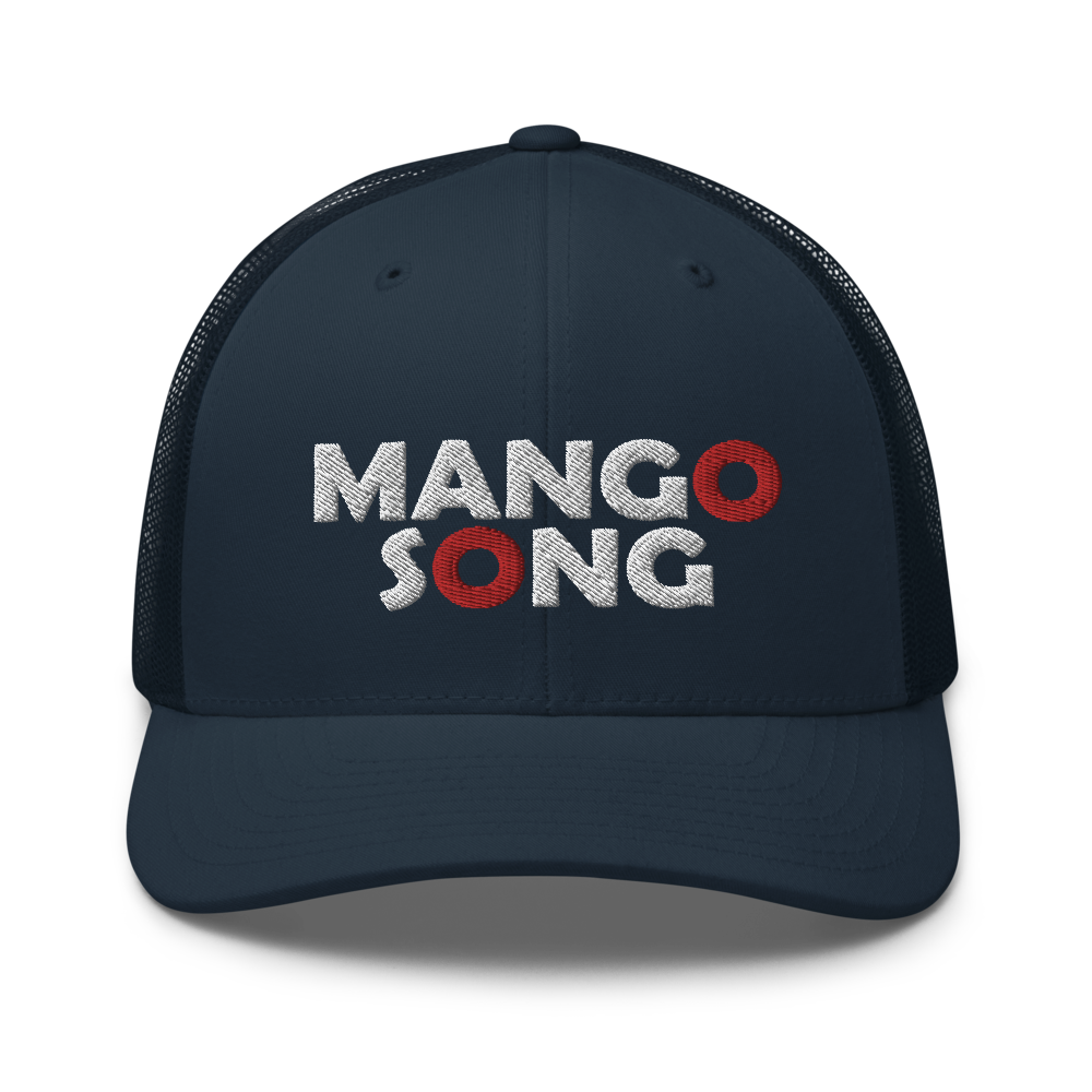Mango Song Red Donut Trucker Cap | Flat Embroidery | Phish Inspired Art