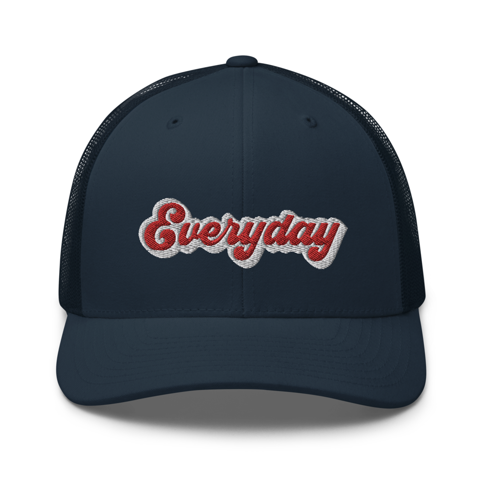 Everyday Trucker Cap | Flat Embroidery | DMB Inspired Art