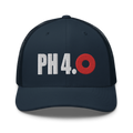 PH 4.0 Red Donut Trucker Snapback Cap | Flat Embroidery | Inspired Phan Cap