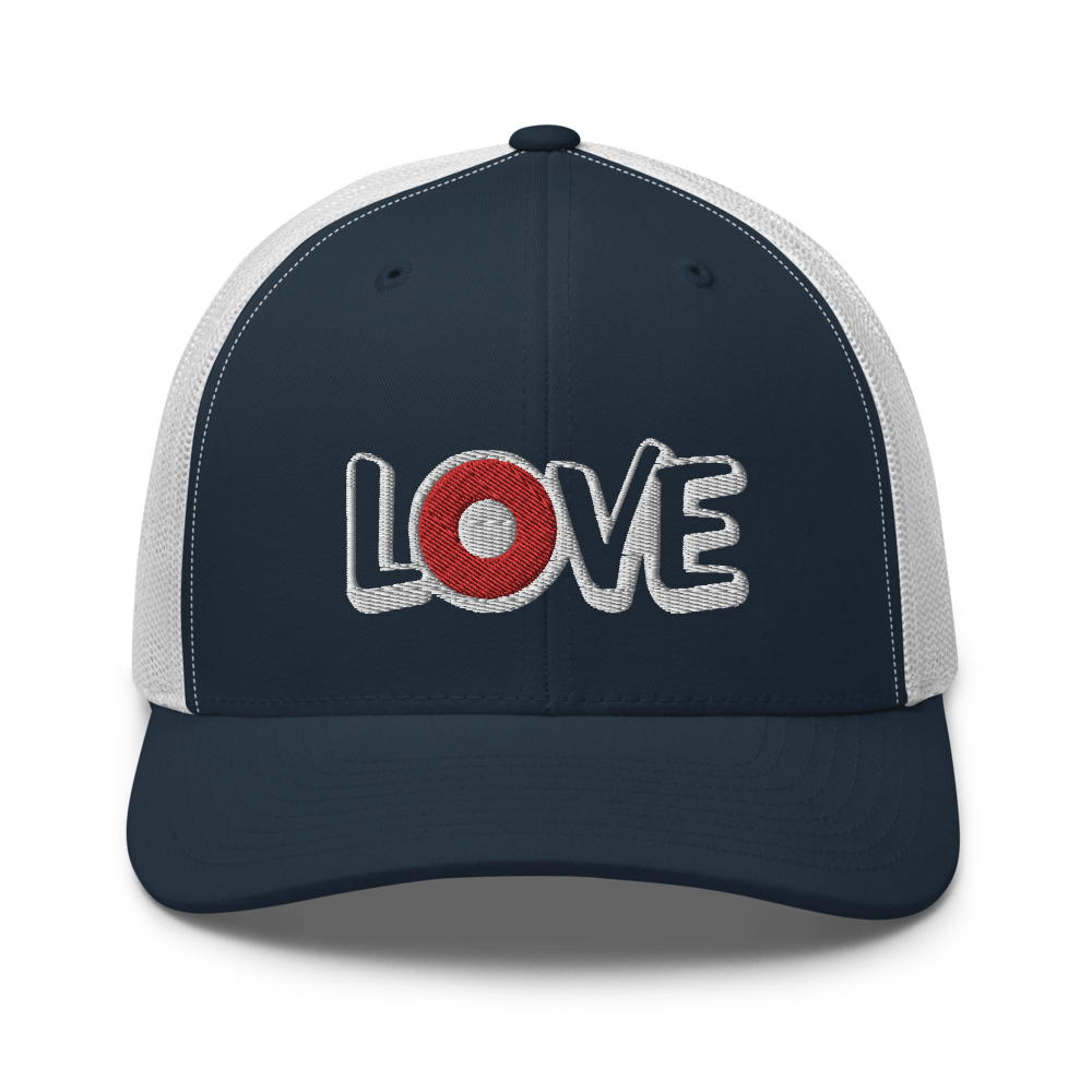 LOVE Donut Trucker Cap | Flat Embroidery | Phish Inspired Art