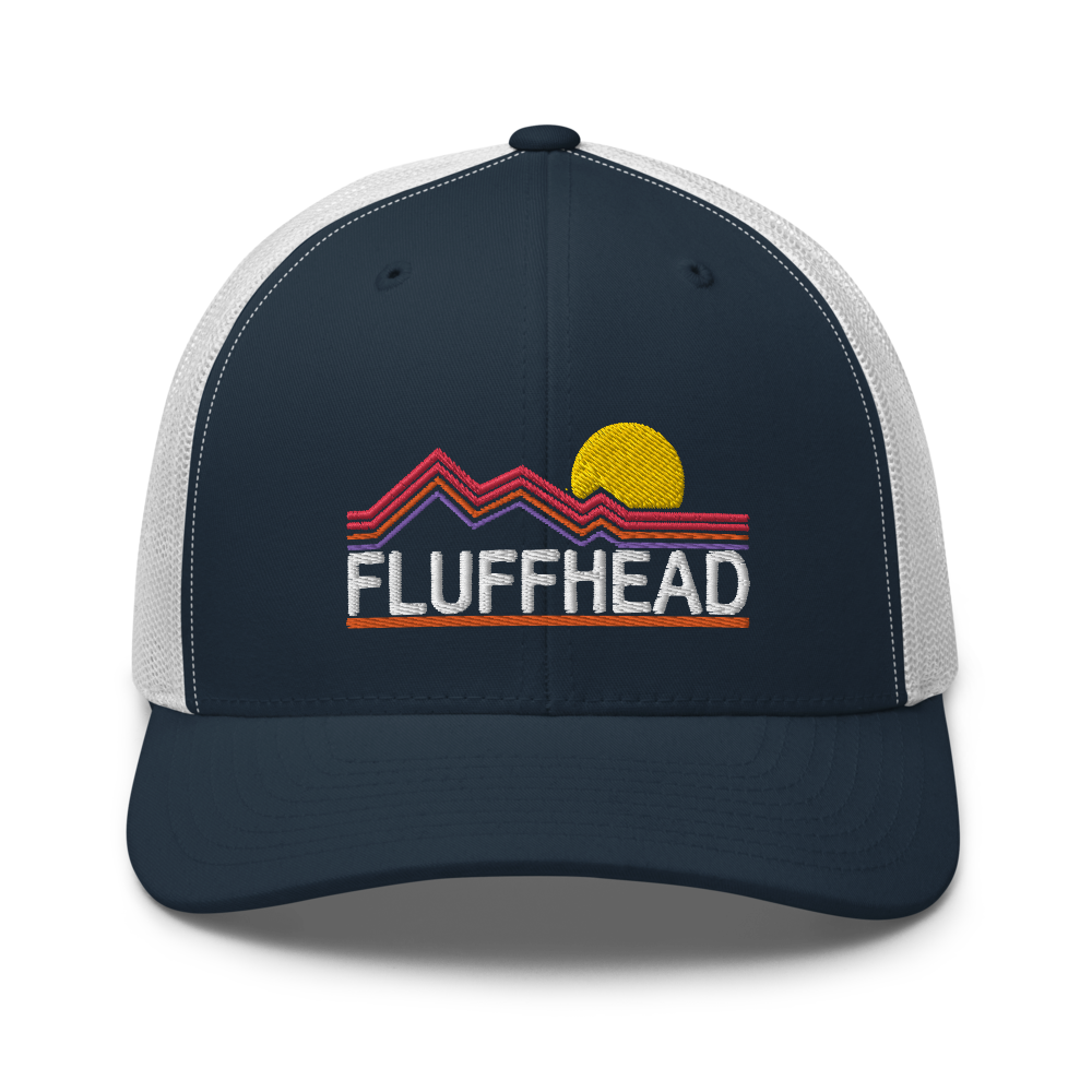 Fluffhead Mountains YEM Tree Trucker Cap | Flat Embroidery | Phish Inspired Art