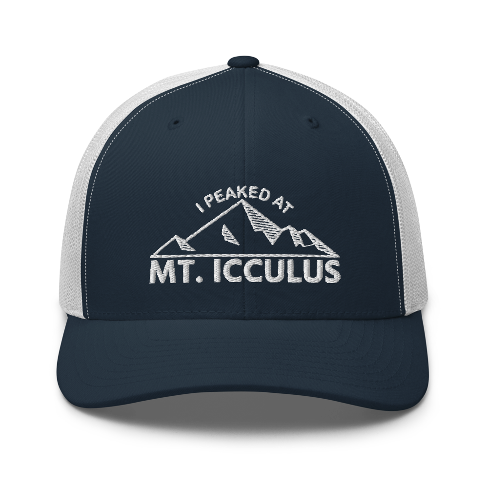 Mt. Icculus "I Peaked At" Trucker Cap | Flat Embroidery | Phish Inspired Art
