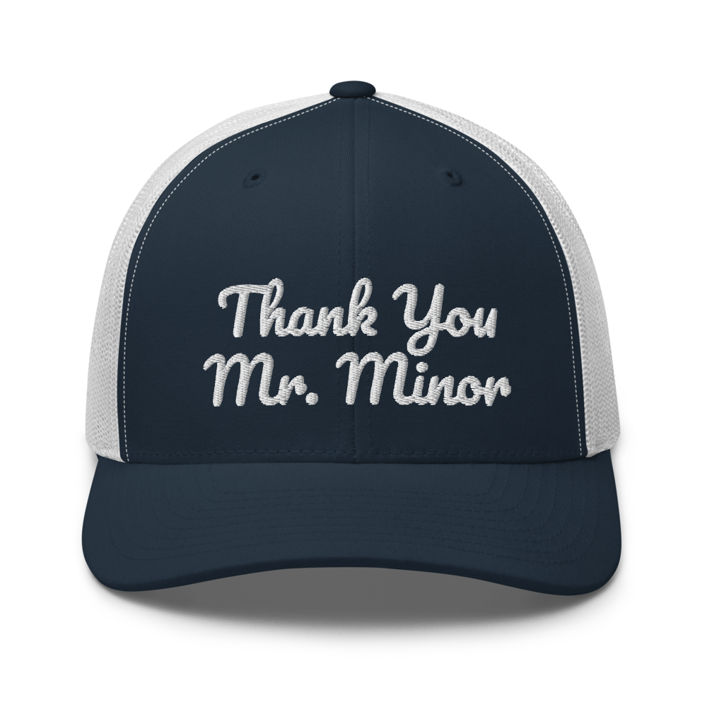 Thank You Mr Minor Hood Trucker Cap | Flat Embroidery | Phish Inspired Art