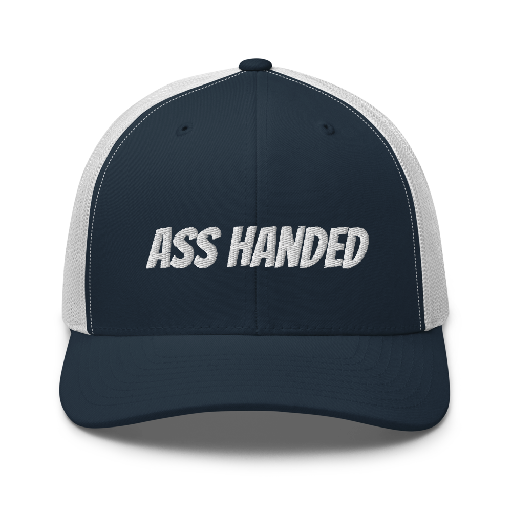 Ass Handed Trucker Cap | Flat Embroidery | Phish Inspired Art