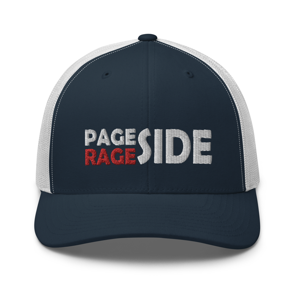 Page Side Rage Side Trucker Cap | Flat Embroidery | Phish Inspired Art