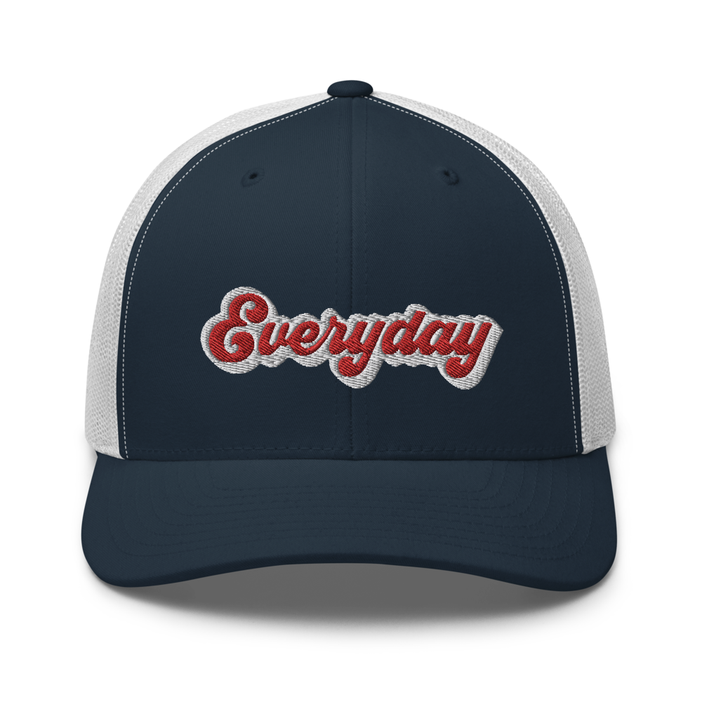 Everyday Trucker Cap | Flat Embroidery | DMB Inspired Art