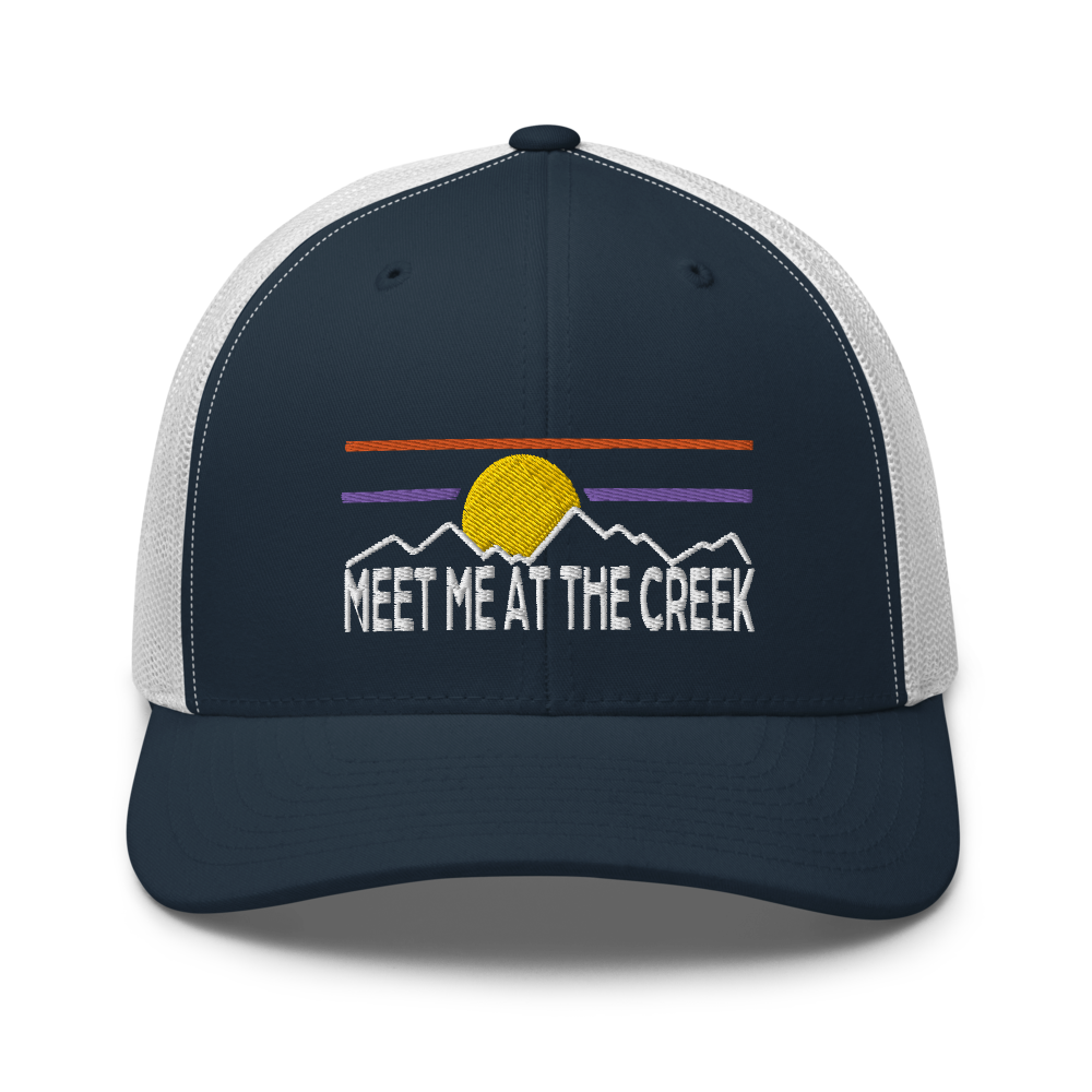 Meet Me At The Creek Trucker Cap | Flat Embroidery | 33 Billy Inspired Art