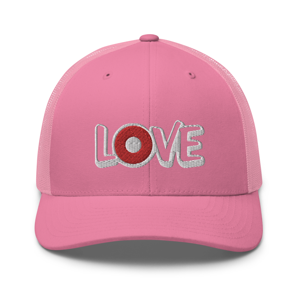 LOVE Donut Trucker Cap | Flat Embroidery | Phish Inspired Art