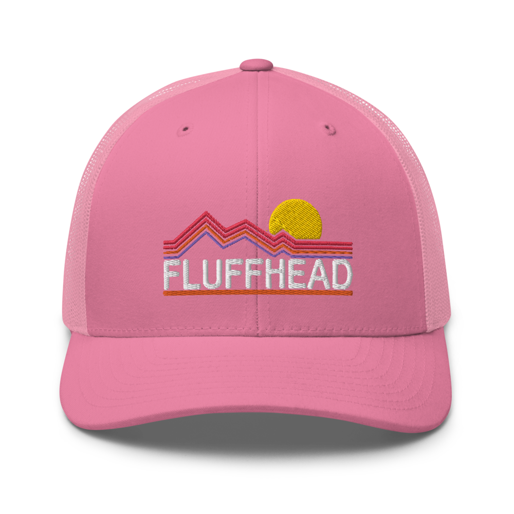 Fluffhead Mountains YEM Tree Trucker Cap | Flat Embroidery | Phish Inspired Art