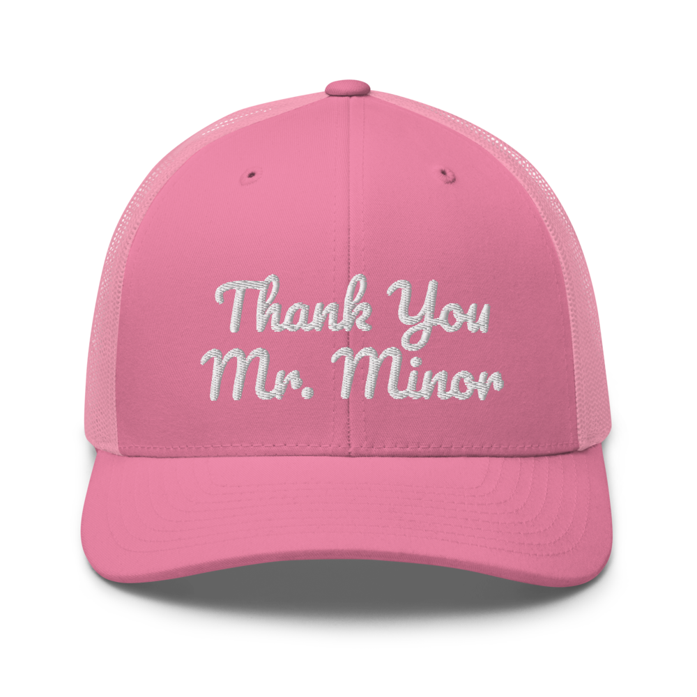 Thank You Mr Minor Hood Trucker Cap | Flat Embroidery | Phish Inspired Art
