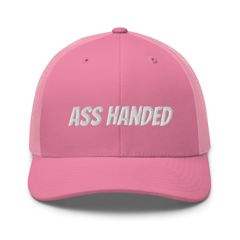 Ass Handed Trucker Cap | Flat Embroidery | Phish Inspired Art
