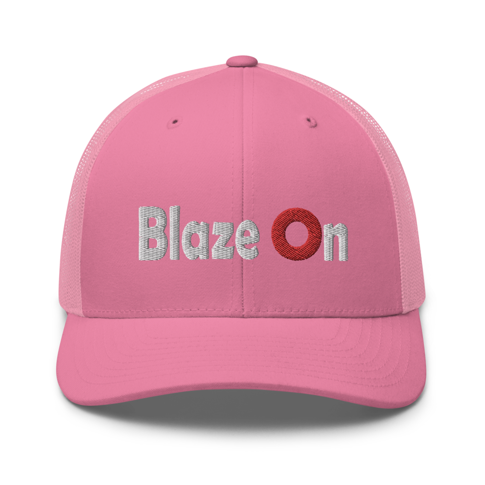 Blaze On Donut Trucker Cap | Flat Embroidery | Phish Inspired Art