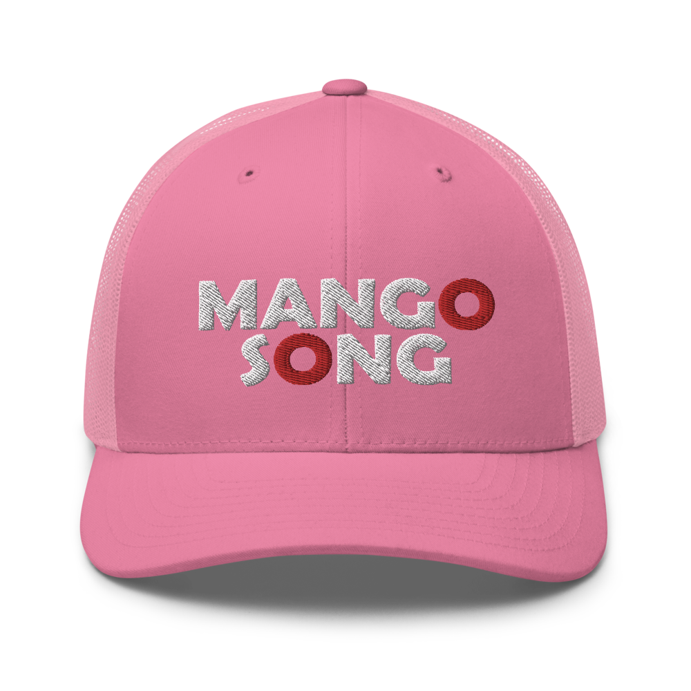Mango Song Red Donut Trucker Cap | Flat Embroidery | Phish Inspired Art