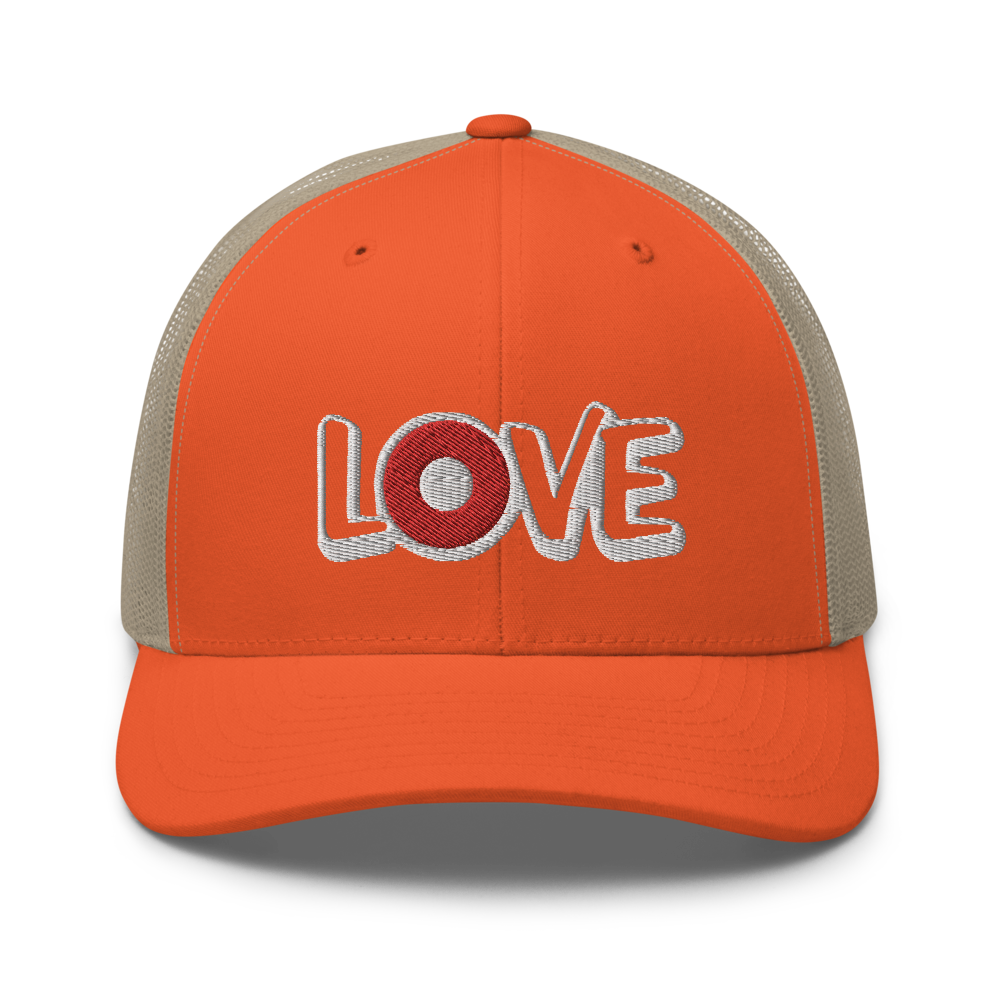 LOVE Donut Trucker Cap | Flat Embroidery | Phish Inspired Art