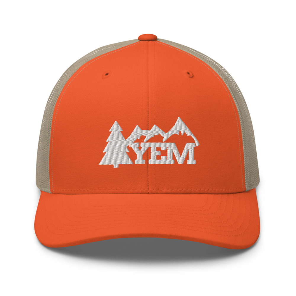 YEM Tree Trucker Cap | Flat Embroidery | Phish Inspired Art
