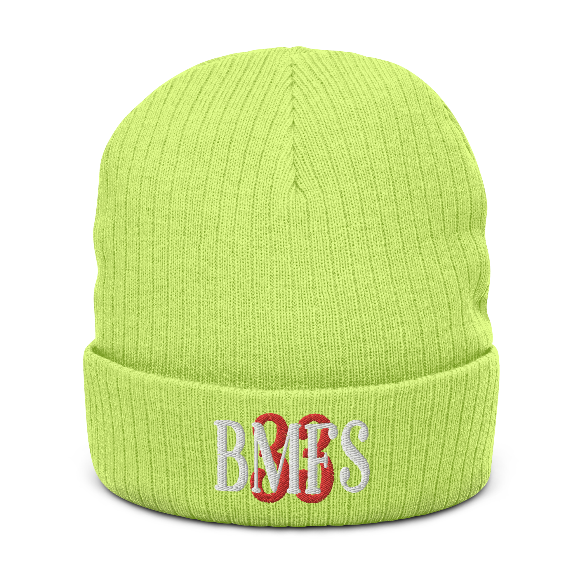 BMFS 33 Cuffed Beanie | Flat Embroidery | Ribbed | Inspired Billy Art