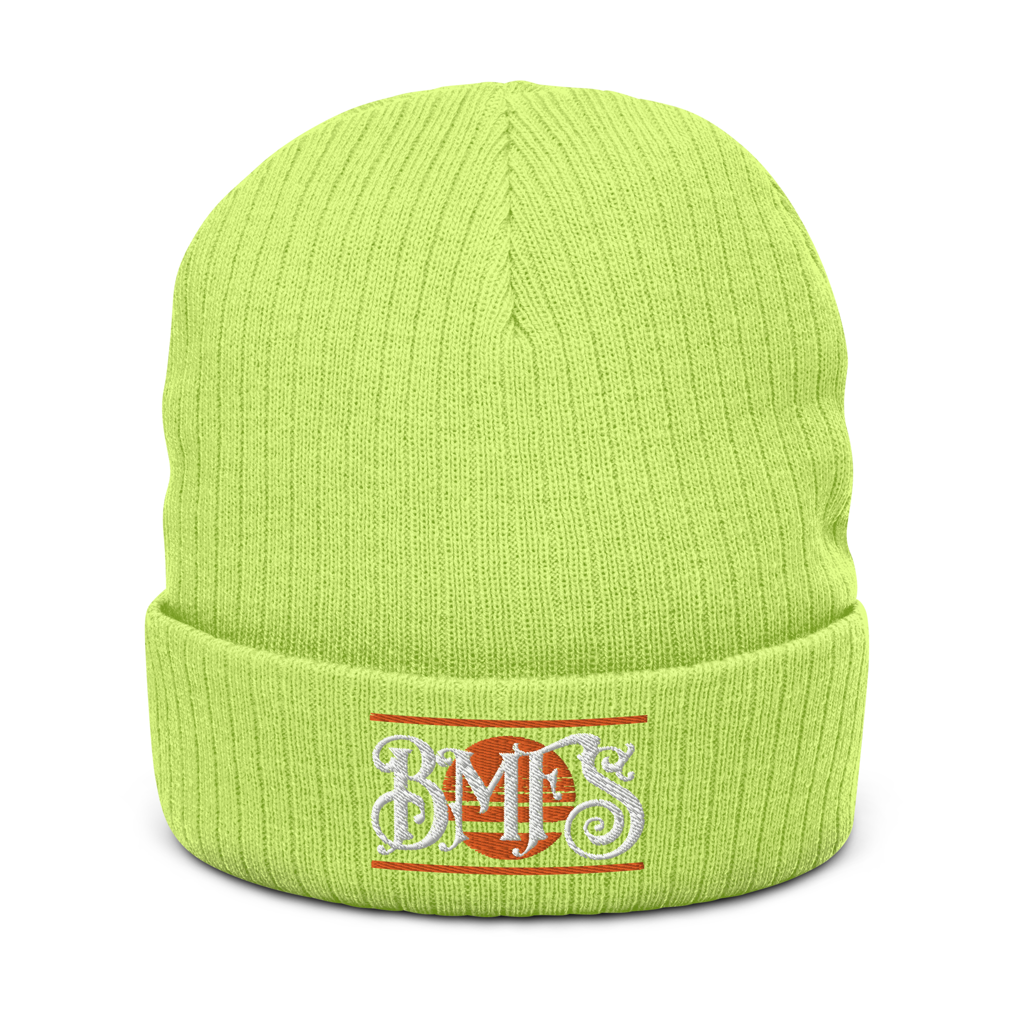 BMFS Sun Cuffed Beanie | Flat Embroidery | Ribbed | Inspired Billy Art