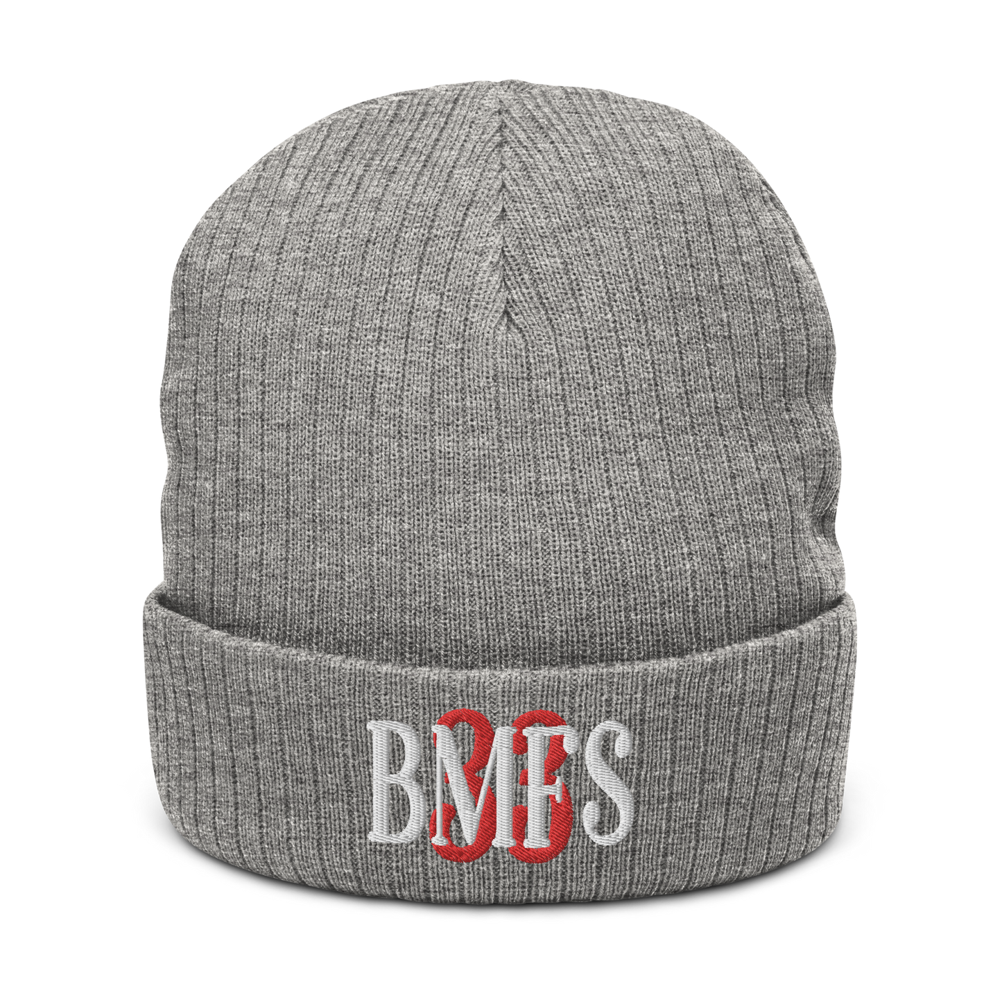 BMFS 33 Cuffed Beanie | Flat Embroidery | Ribbed | Inspired Billy Art