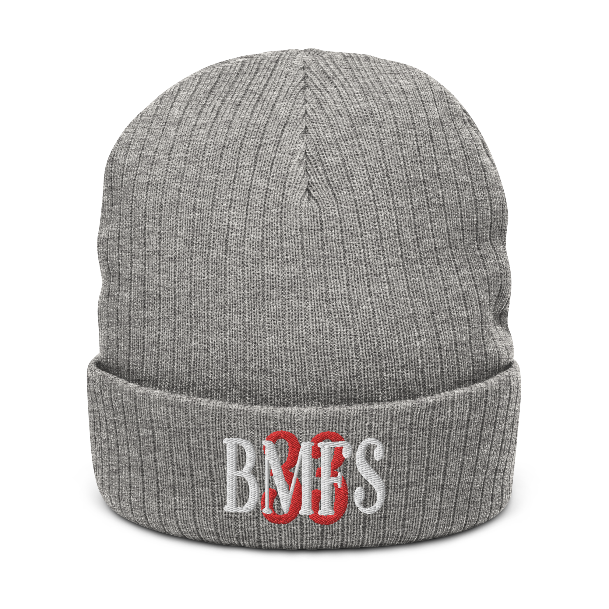 BMFS 33 Cuffed Beanie | Flat Embroidery | Ribbed | Inspired Billy Art