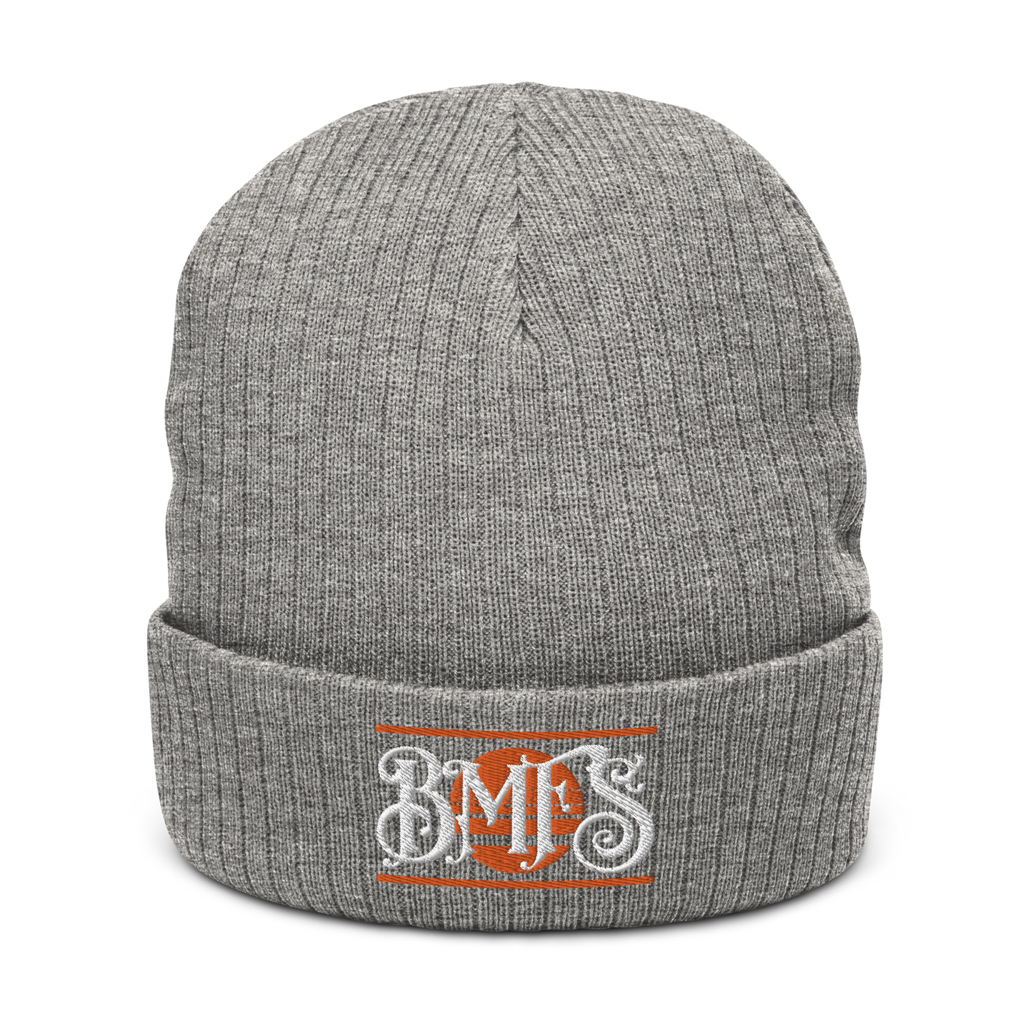 BMFS Sun Cuffed Beanie | Flat Embroidery | Ribbed | Inspired Billy Art