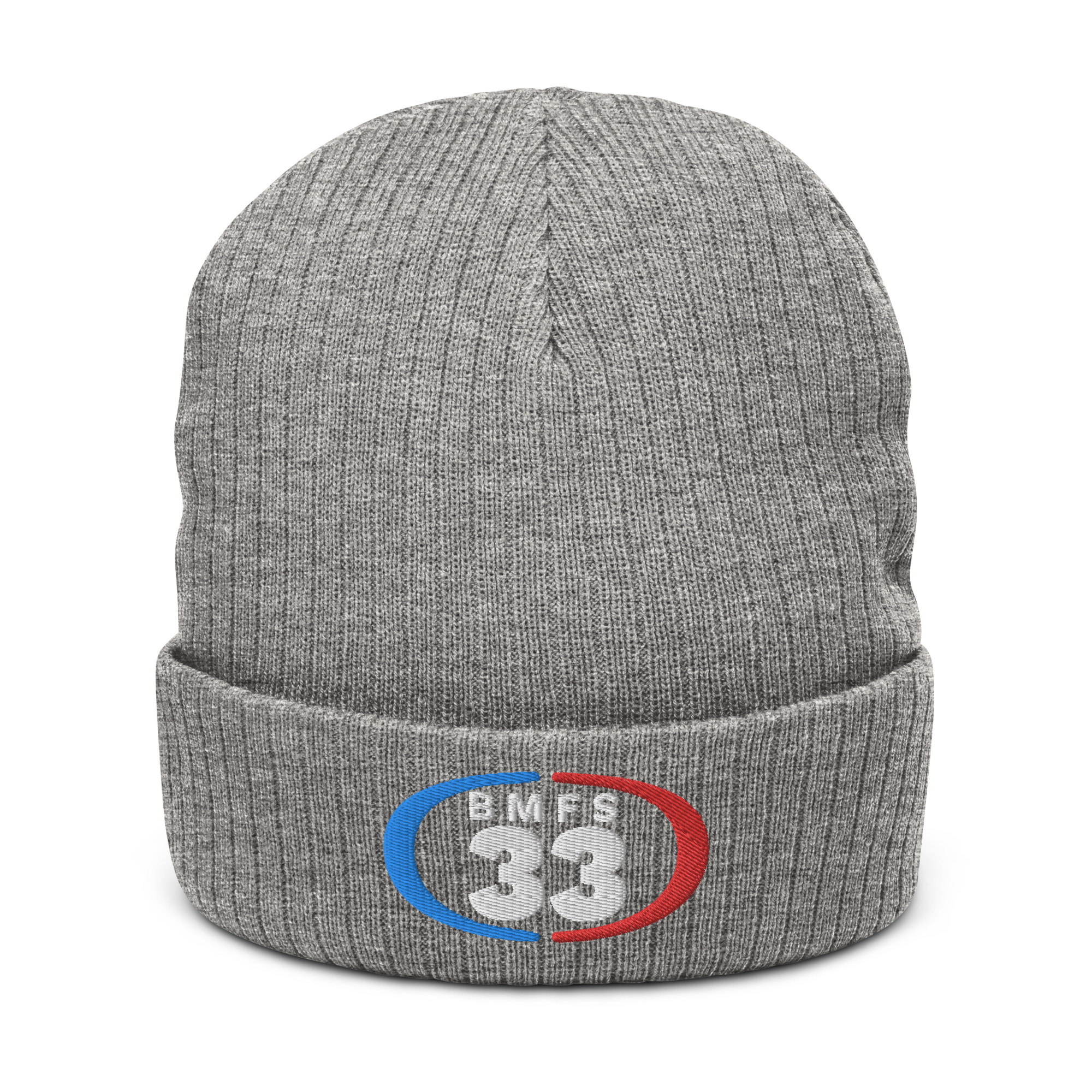 33 Cuffed Beanie | Flat Embroidery | Ribbed | Inspired Billy Art