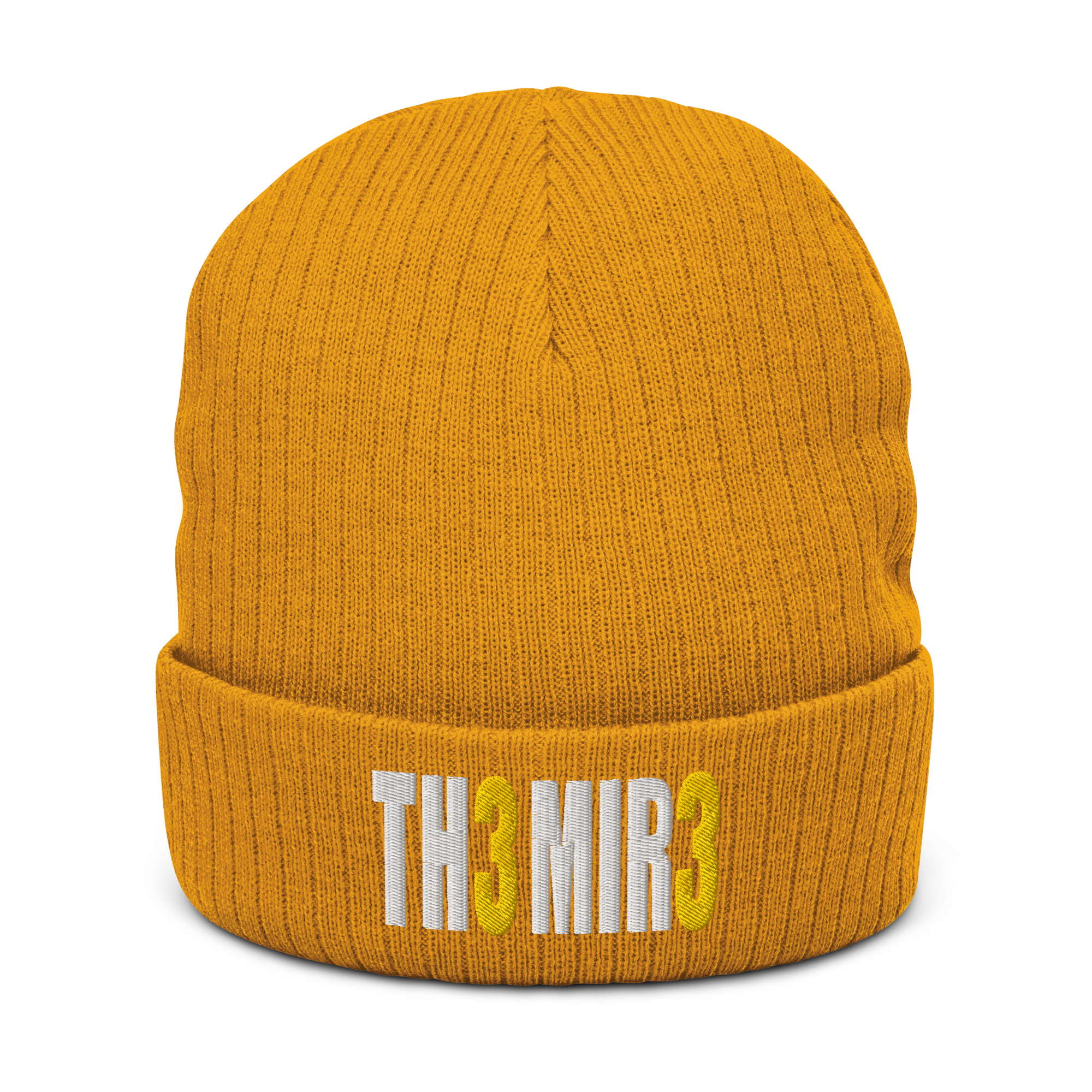 The Mire 33 Cuffed Beanie | Flat Embroidery | Ribbed | Inspired Billy Art