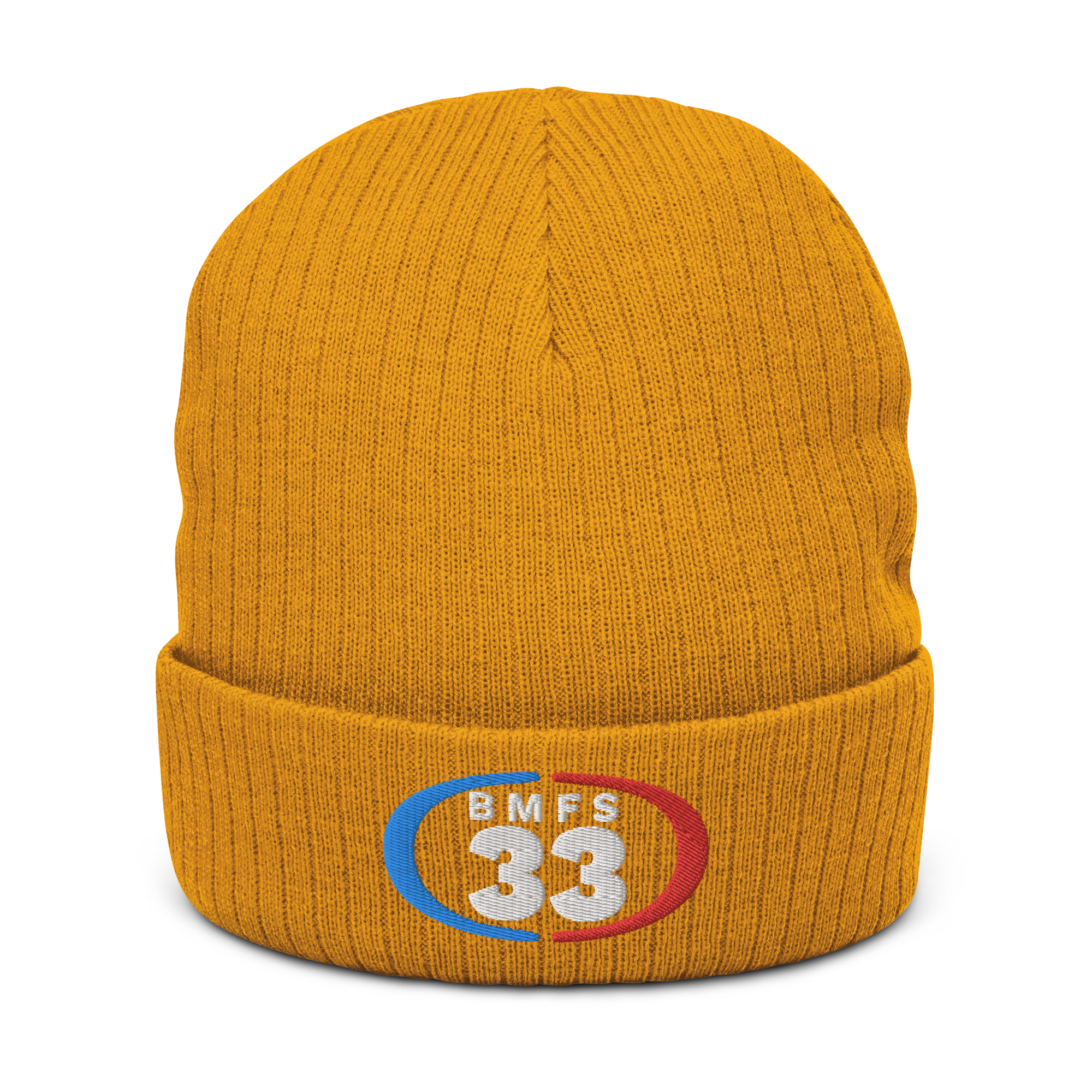 33 Cuffed Beanie | Flat Embroidery | Ribbed | Inspired Billy Art