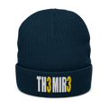 The Mire 33 Cuffed Beanie | Flat Embroidery | Ribbed | Inspired Billy Art