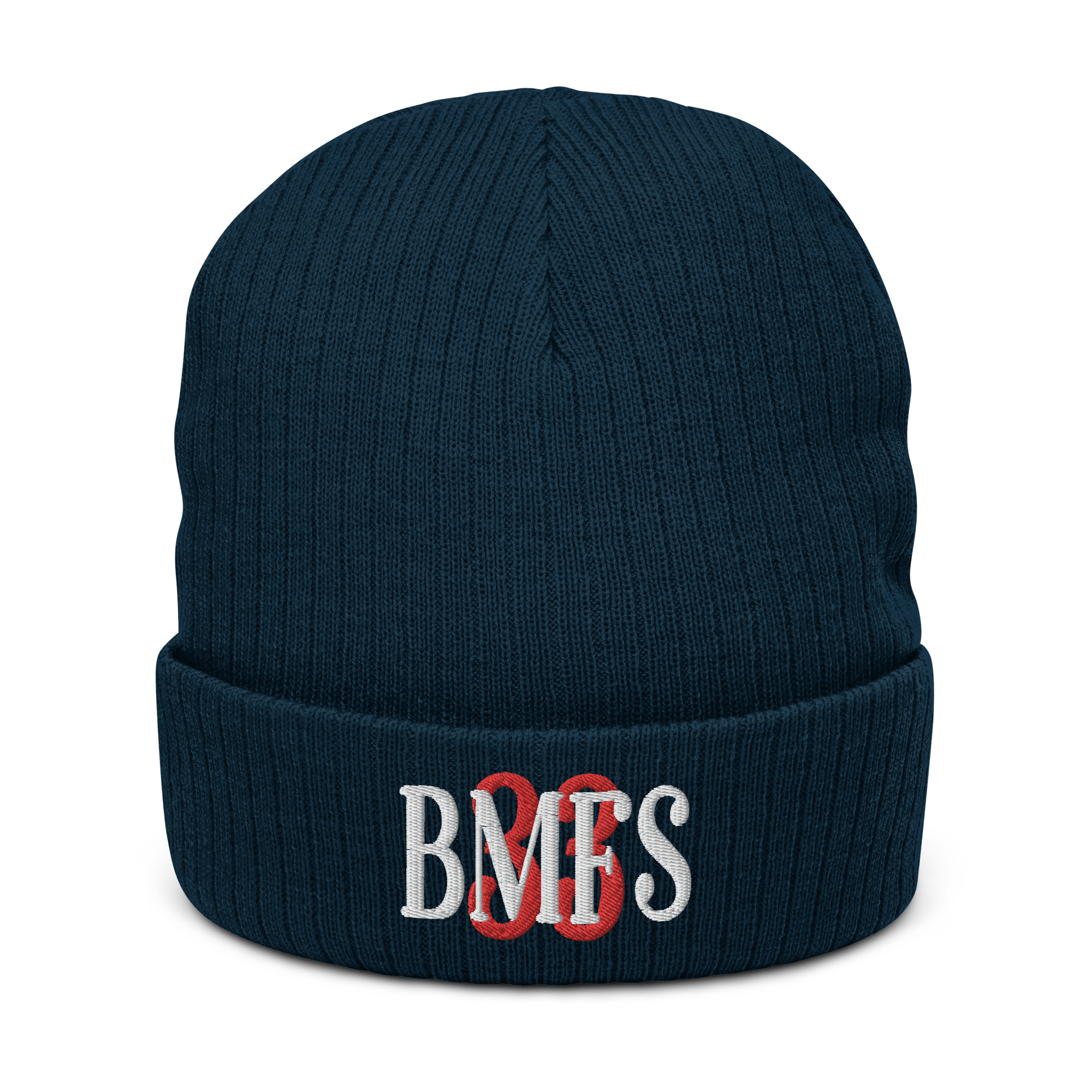 BMFS 33 Cuffed Beanie | Flat Embroidery | Ribbed | Inspired Billy Art